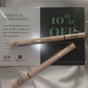 Brand new cruelty free liquid eyeliner by m2u NYC.